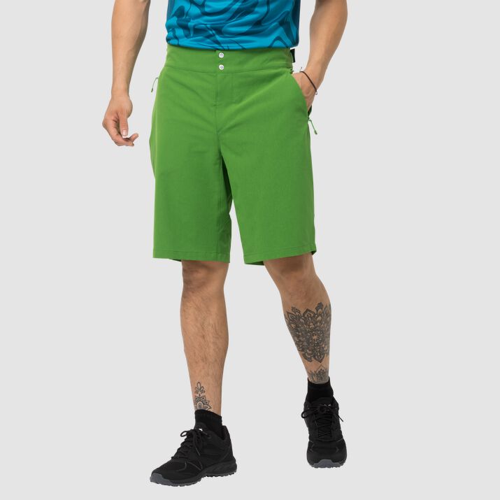 Jack Wolfskin Mens Gradient Shorts Green 560238FKV